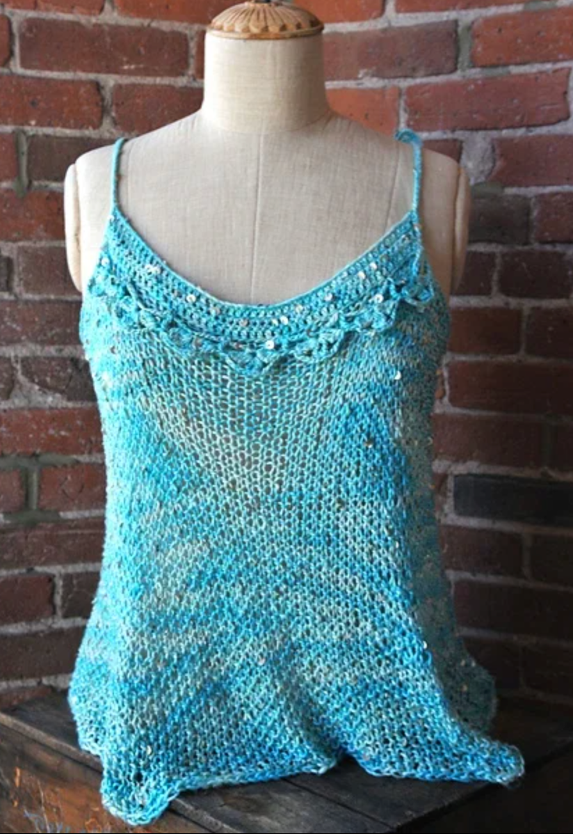 Summer of Love Tank ~ Stargazer Silk Sample 73