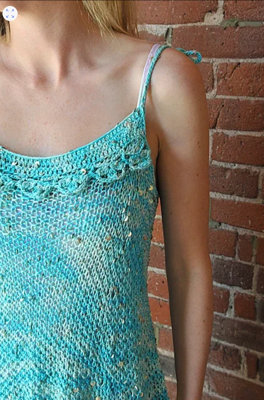 Summer of Love Tank ~ Stargazer Silk Sample 73