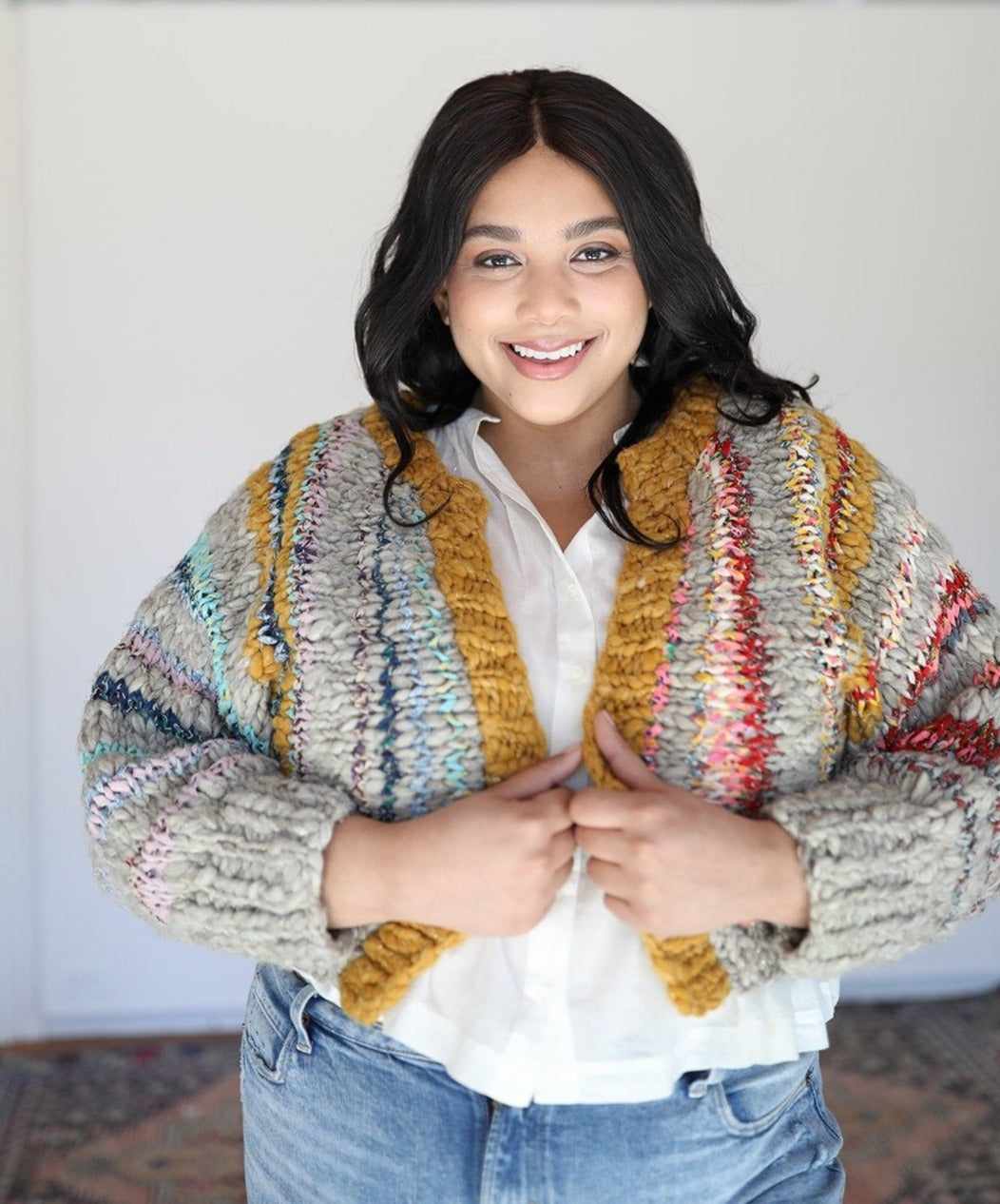 Sunbeam Stripe Cardi Pattern – Knit Collage