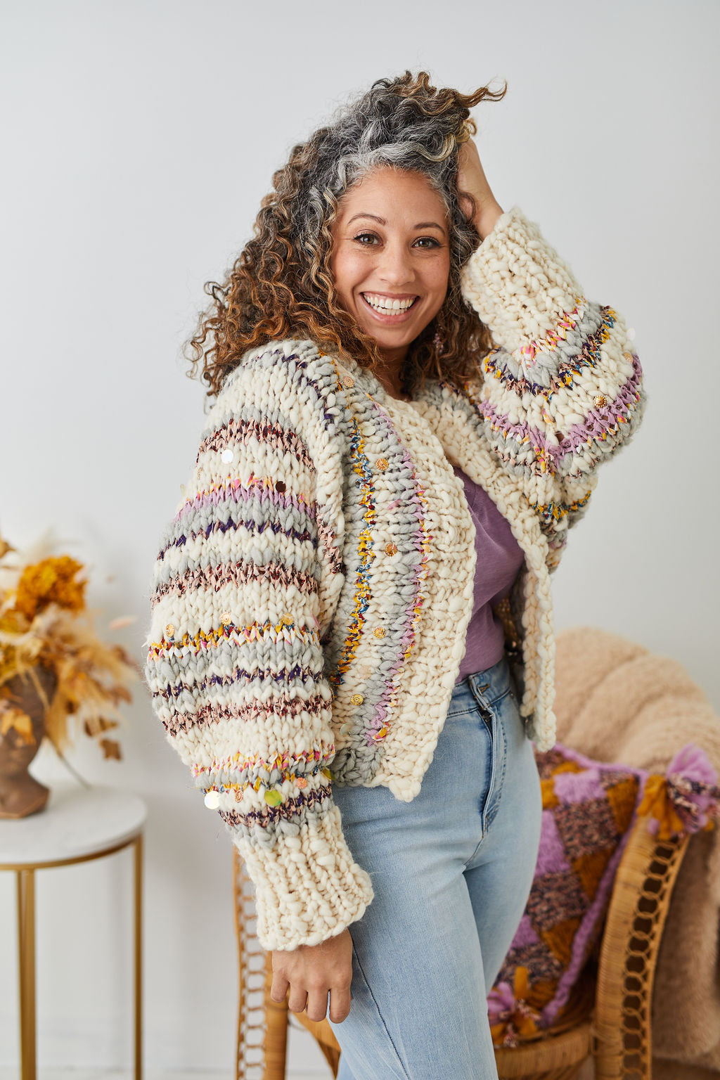 Sunbeam Stripe Cardi Pattern – Knit Collage