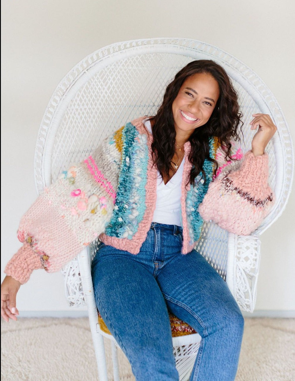Sunbeam Stripe Cardi Kit Mixed Minis