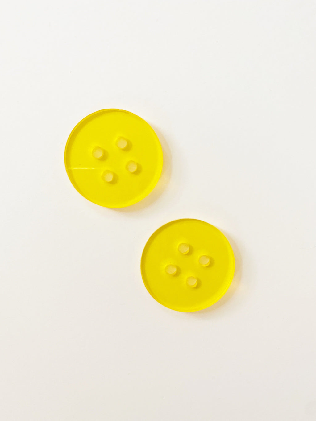 Colorful Translucent Buttons – Knit Collage