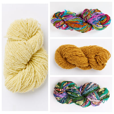 Stained Glass Crochet Shawl Kit