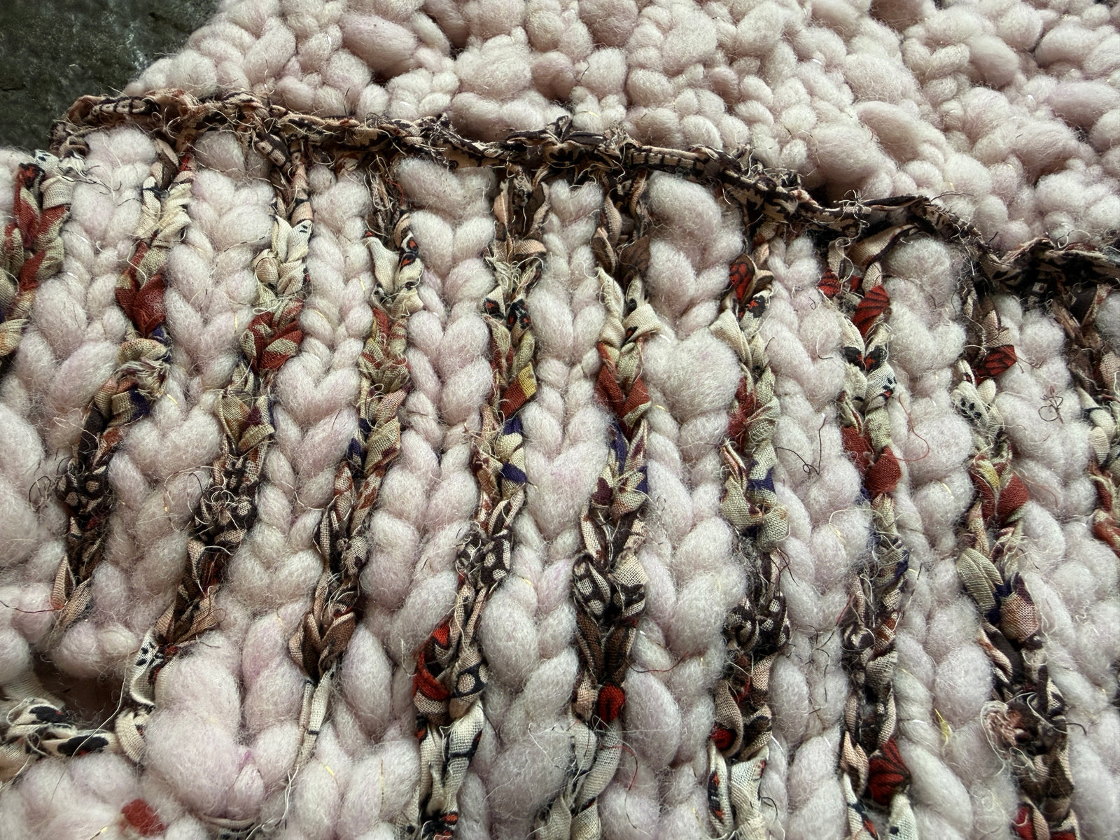 Tambourine Wrap ~ Lavender Dust / Blush Happy Sample 11
