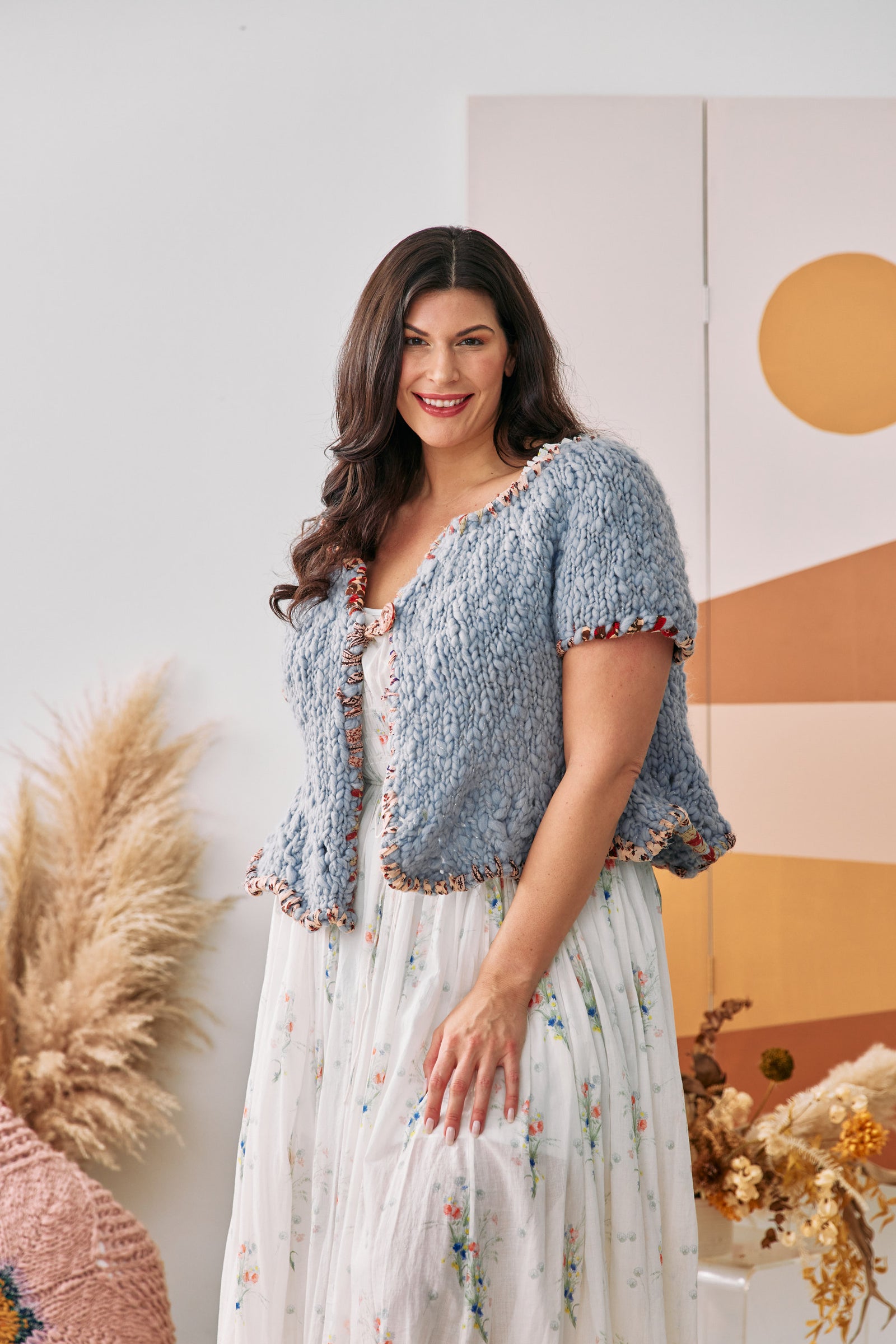 Think Up Cardi ~ Breezy Blue Sample 18