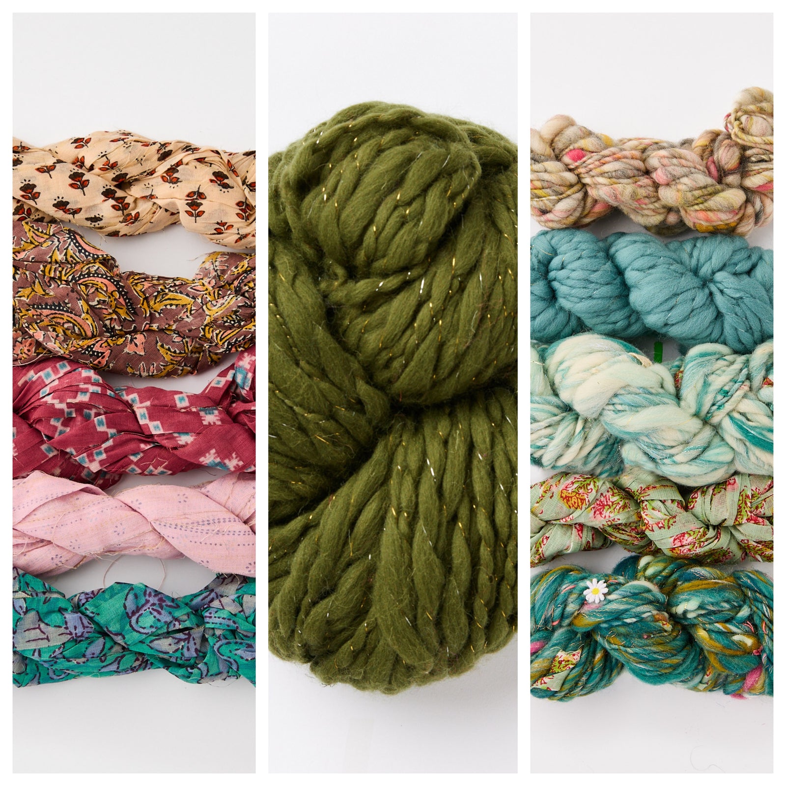 Rodeo Vest Mixed Yarn ~ Knitalong Kit