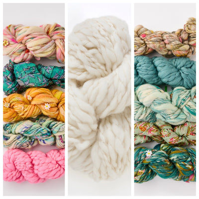 Kaleidoscope Sweater Long Sleeve Stripe Kit