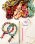 Knit Collage BBF Bangle Bracelet Pattern