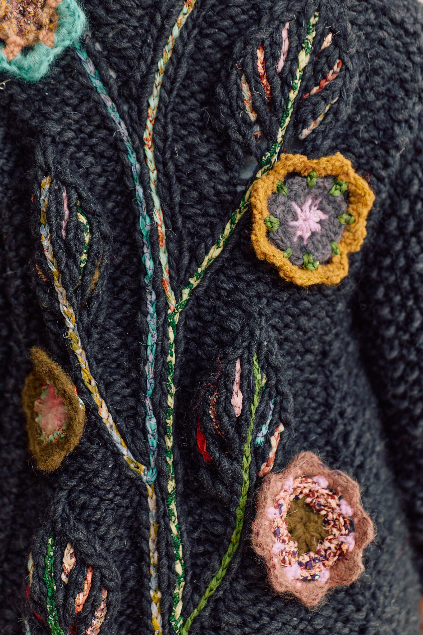 Wandering Vine Cardi Full Length ~ Knitalong Kit