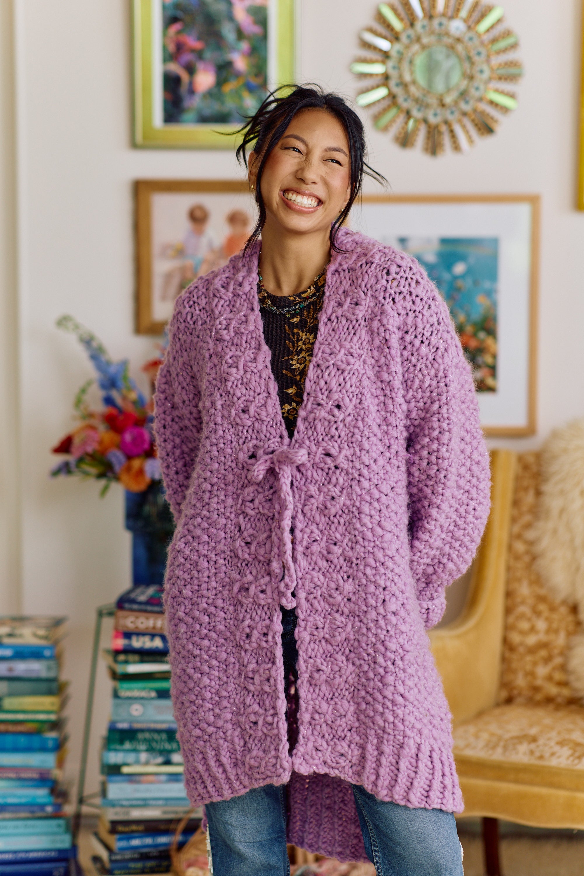 Wandering Vine Cardi Pattern – Knit Collage
