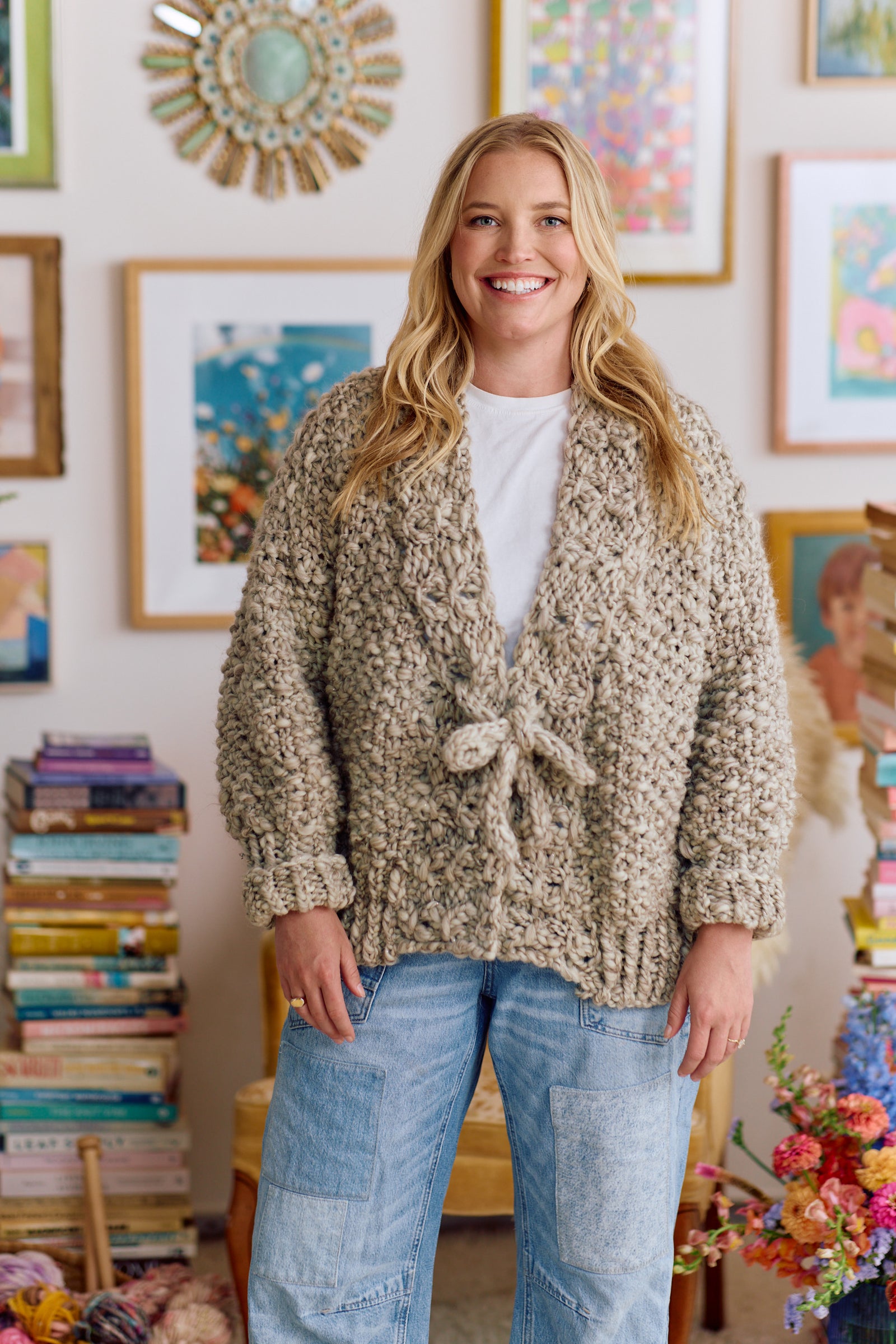Wandering Vine Cardi Short Length ~ Knitalong Kit