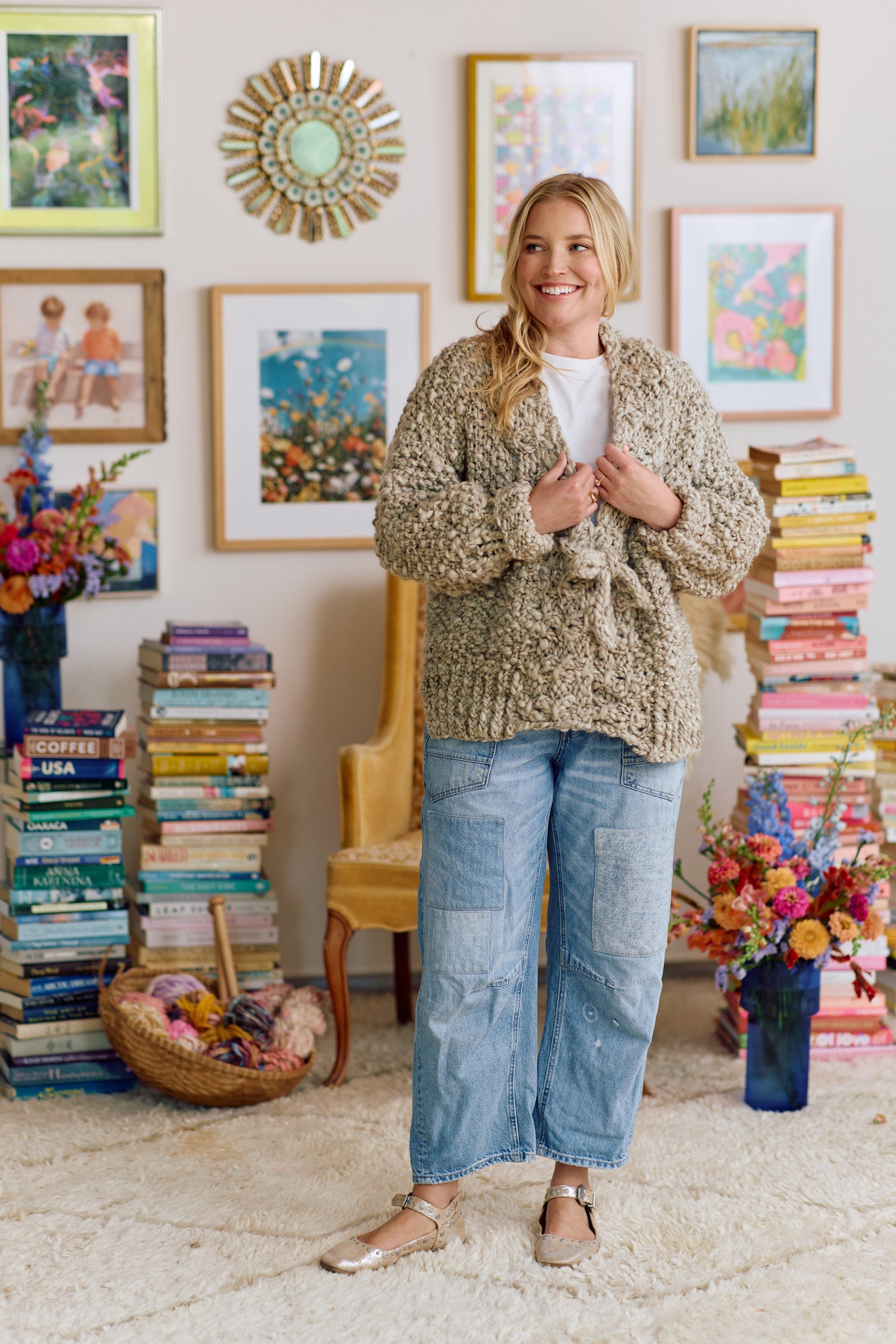 Wandering Vine Cardi Short Length ~ Knitalong Kit