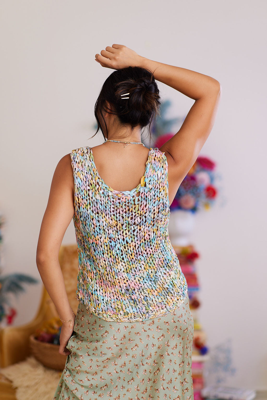 Waterfall Tank Pattern – Knit Collage