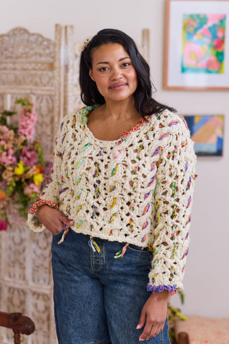 Wildflower Trellis Sweater ~ Knitalong Kit