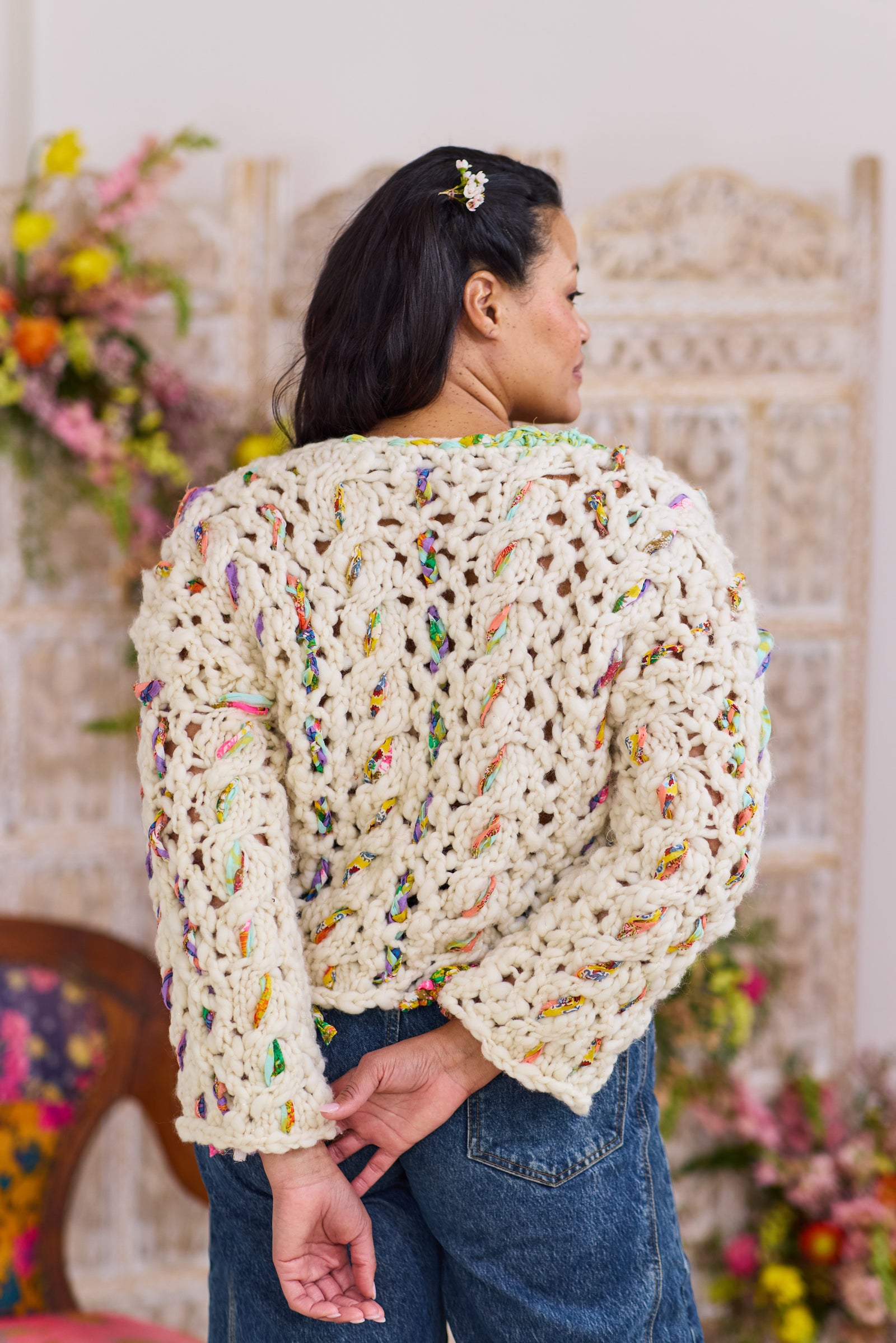 Wildflower Trellis Sweater ~ Knitalong Kit