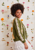 Sleeve cable detail on the Winding Road Cardi