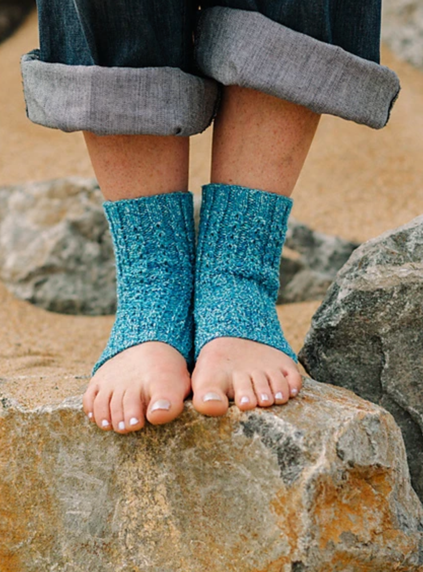 Yoga Socks ~ Maharani Silk Sample 75