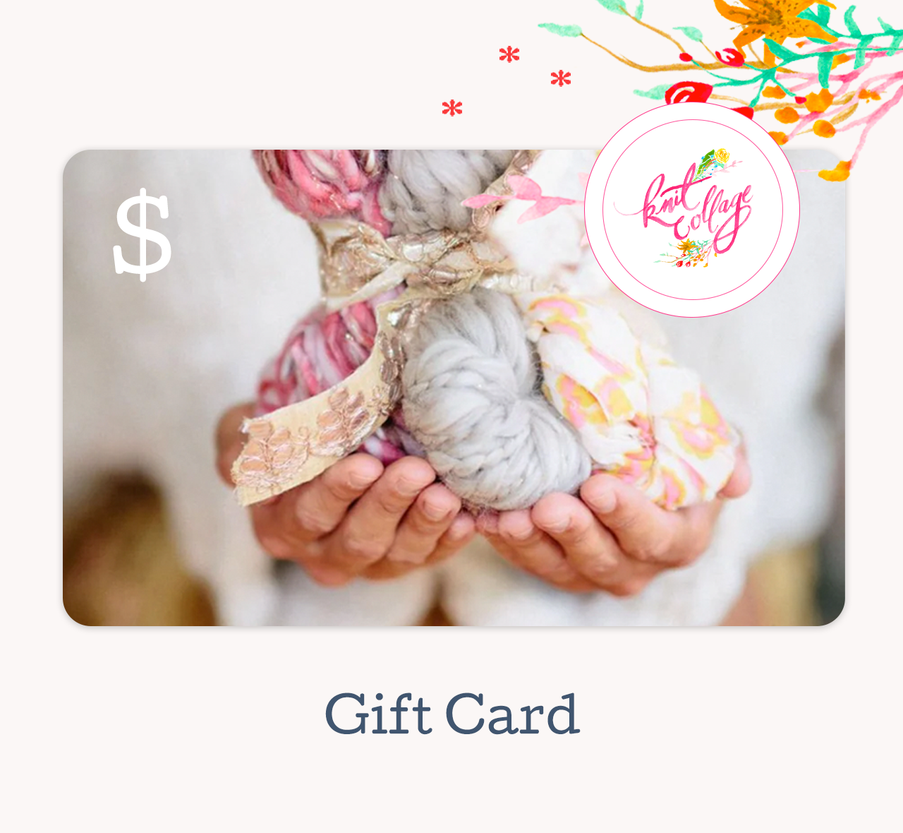Knit Collage Gift Card