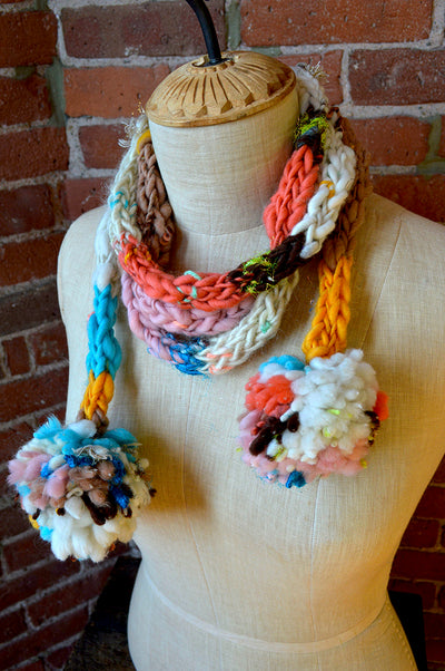 Pom Pom Scarf
