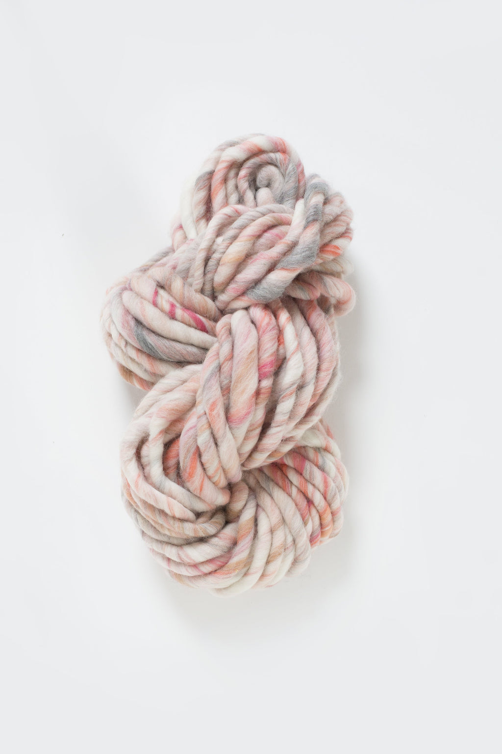 Wanderlust in Peachy Keen - super bulky and chunky handspun yarn by knit collage