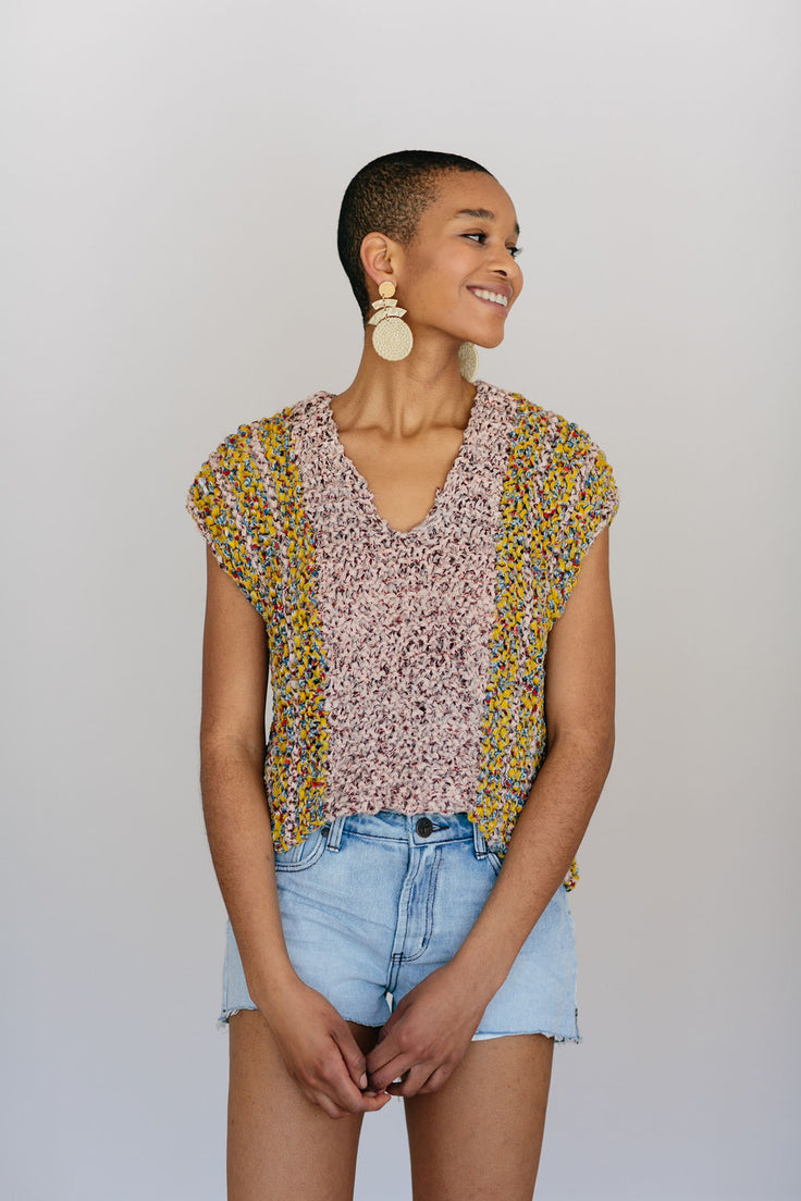 Knit Collage Baja Top Pattern