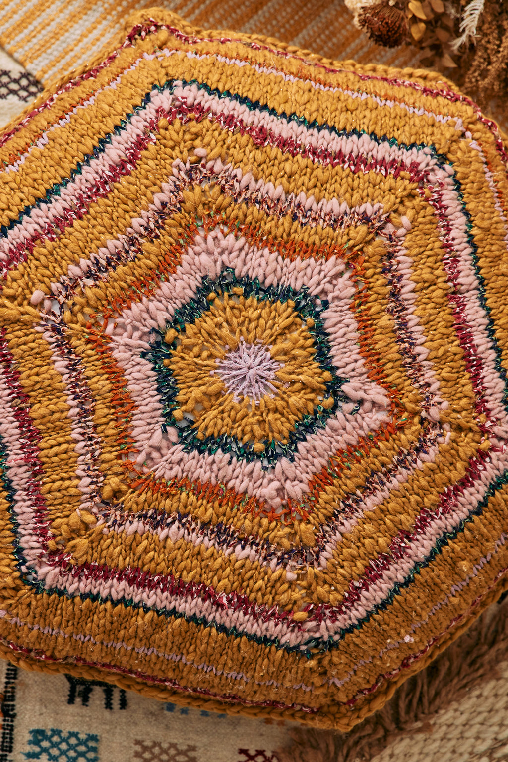 Botanical Floor Pillow Pattern