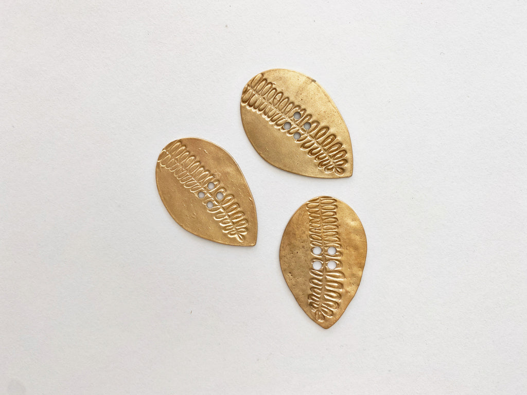 Etched Bronze Buttons