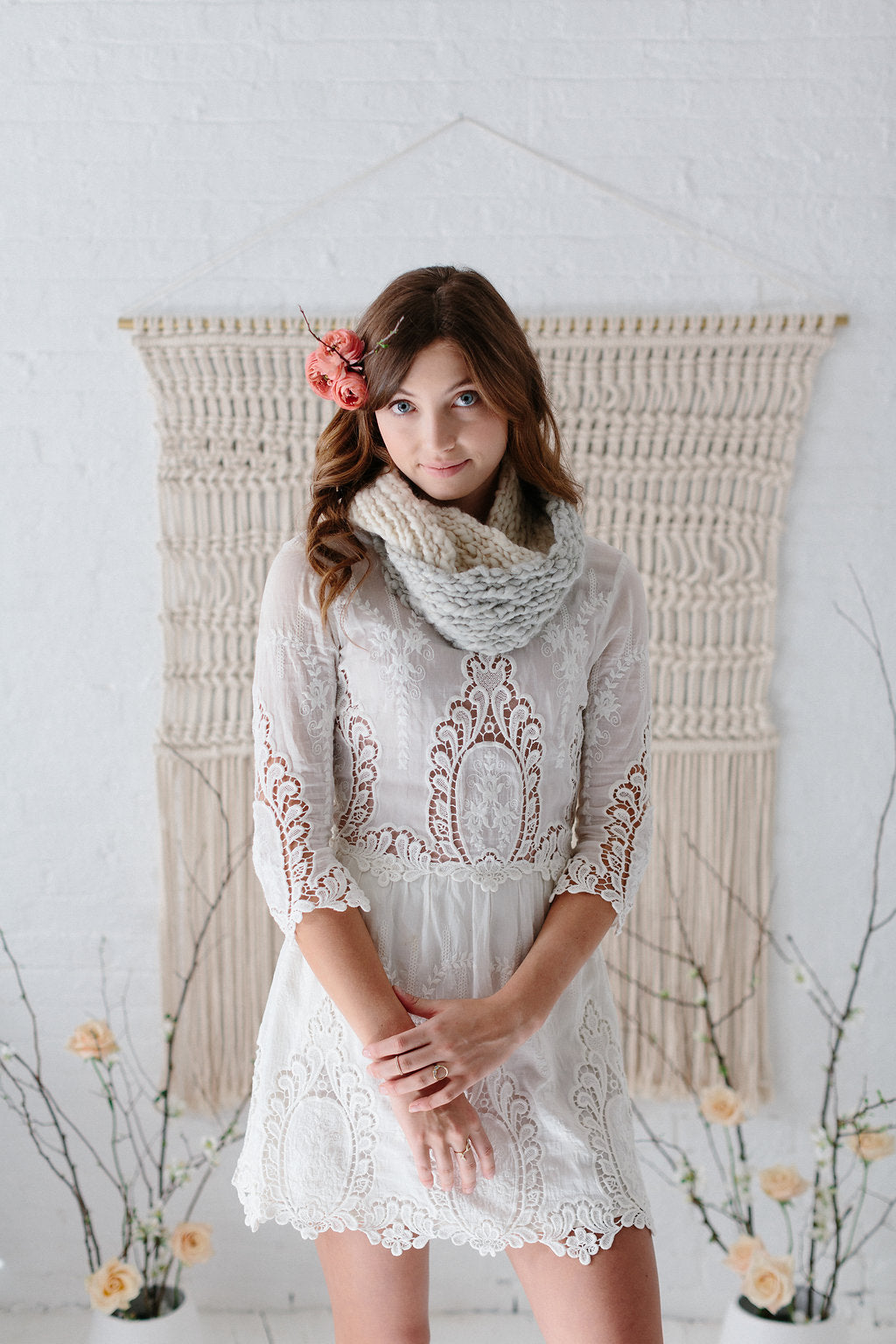 Knitspiration Cowl Pattern ~ free knitting pattern from knit collage bulky chunky knit cowl