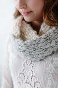 Knitspiration Cowl Pattern ~ free knitting pattern from knit collage bulky chunky knit cowl