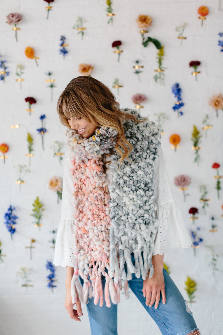 Counting Sheep Scarf Pattern by Knit Collage Knitting Pattern