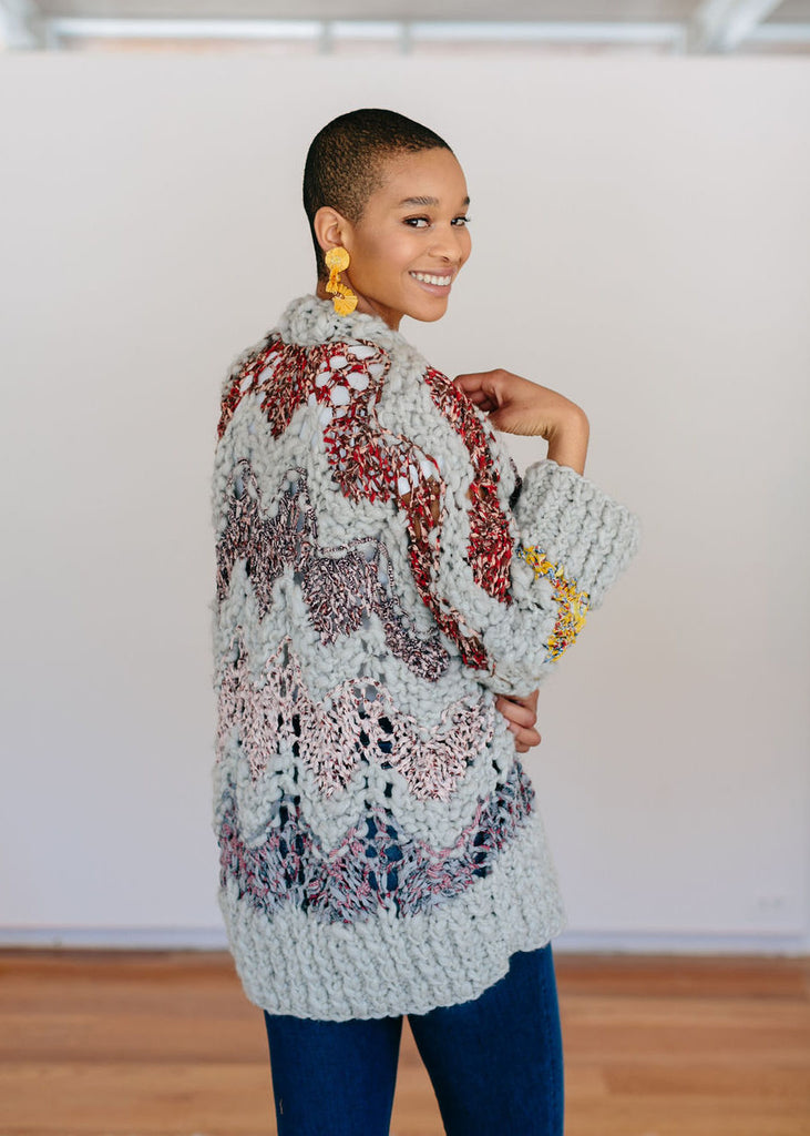 Knit Collage Garden Party Sweater Pattern