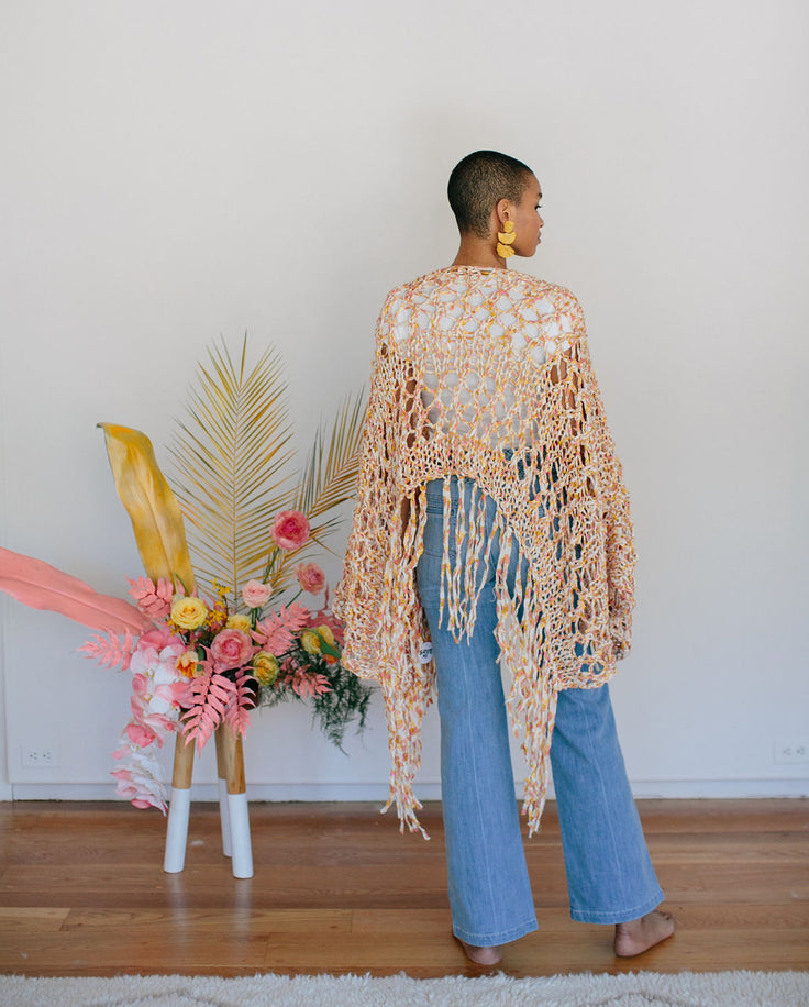 Knit Collage Coachella Wrap Pattern