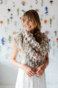 Color Dipped Twinkle Shawl Knit Collage Knitting Pattern