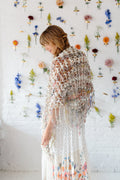 Color Dipped Twinkle Shawl Knit Collage Knitting Pattern