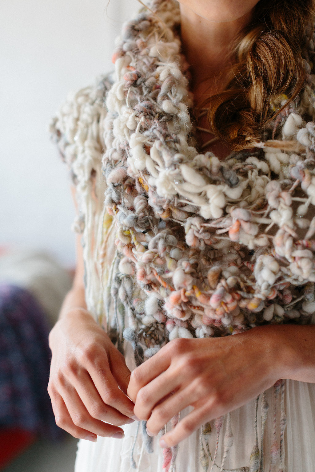 Color Dipped Twinkle Shawl Knit Collage Knitting Pattern