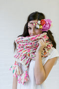 Knit Collage Stripe Story Scarf Pattern