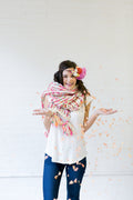 Knit Collage Stripe Story Scarf Pattern