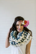 Knit Collage Stripe Story Cowl Pattern