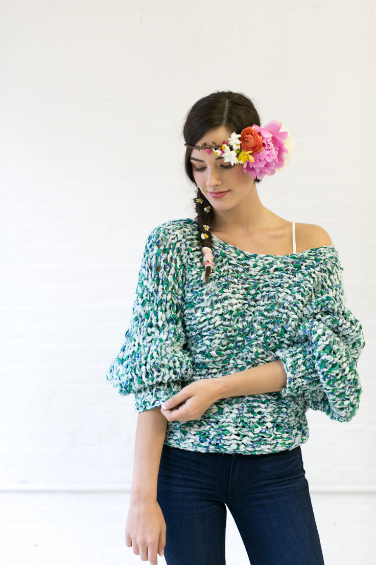Knit Collage Dreamy Fields Sweater Knitting Pattern