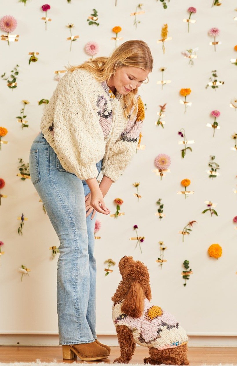 Flower Power Pet Sweater Kit