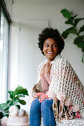 Gallatin Mountain Throw Pattern Knit Collage
