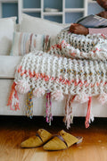 Gallatin Mountain Throw Pattern Knit Collage
