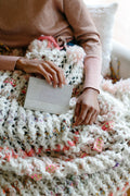 Gallatin Mountain Throw Pattern Knit Collage