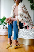 Gallatin Mountain Throw Pattern Knit Collage