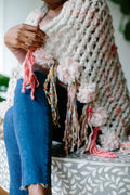 Gallatin Mountain Throw Pattern Knit Collage