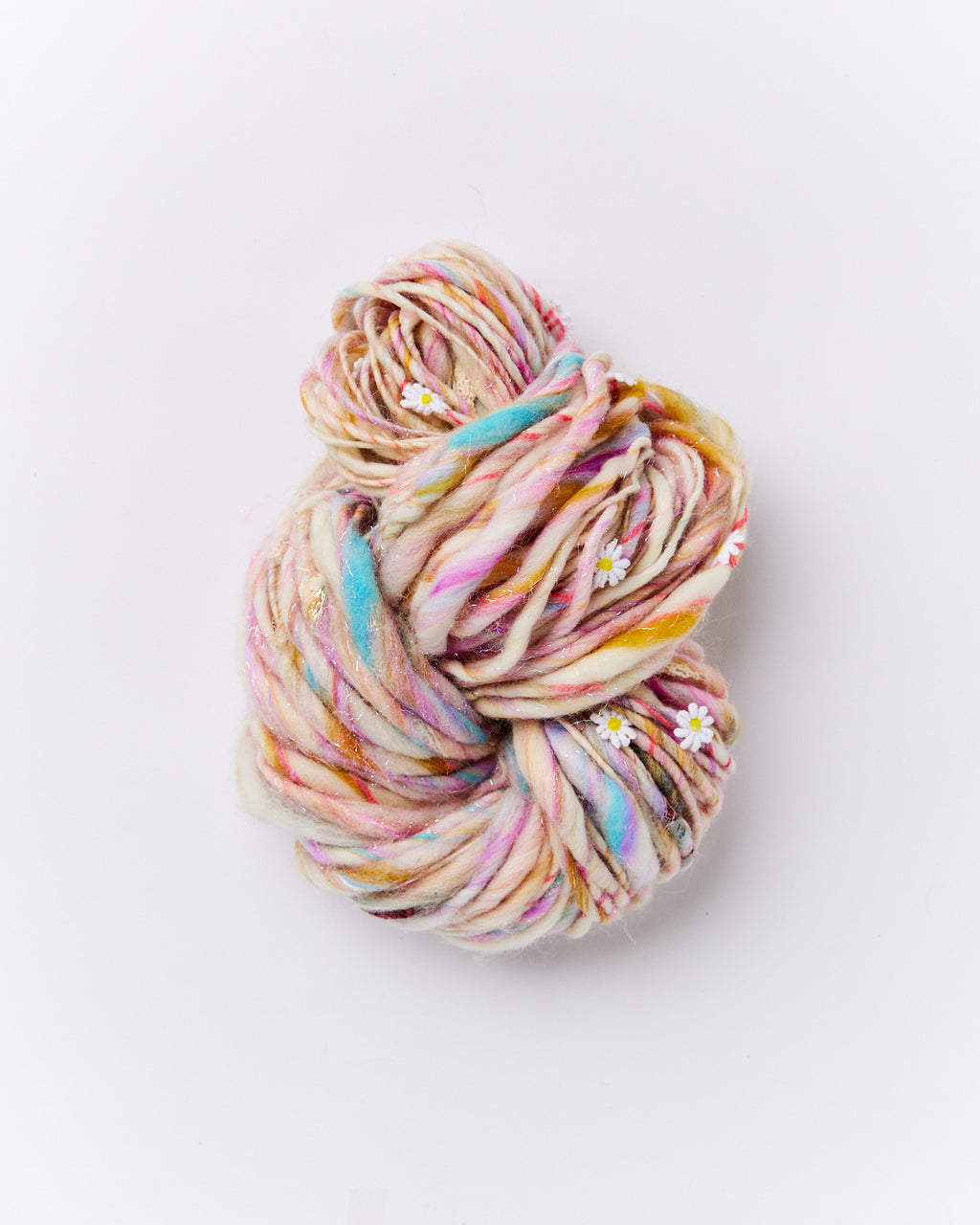 Daisy Chain Yarn in Grand Prismatic by Knit Collage - Chunky bulky Hand knitting yarn