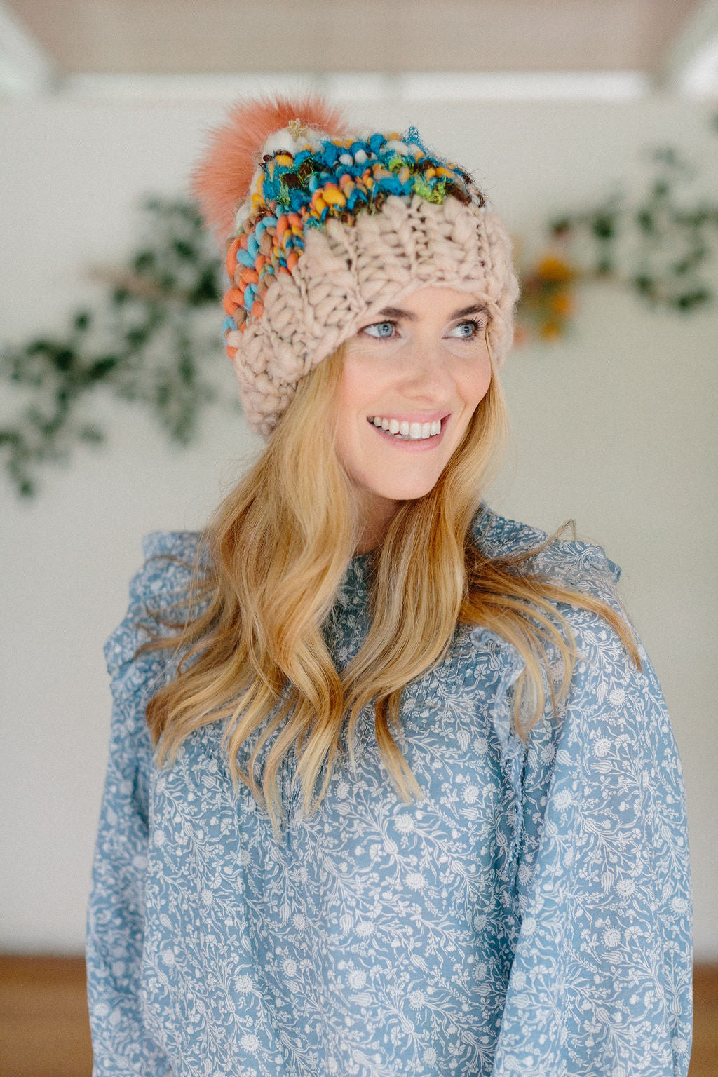 Knit Collage Gypsy Stash Hat Family Knitting Patterns