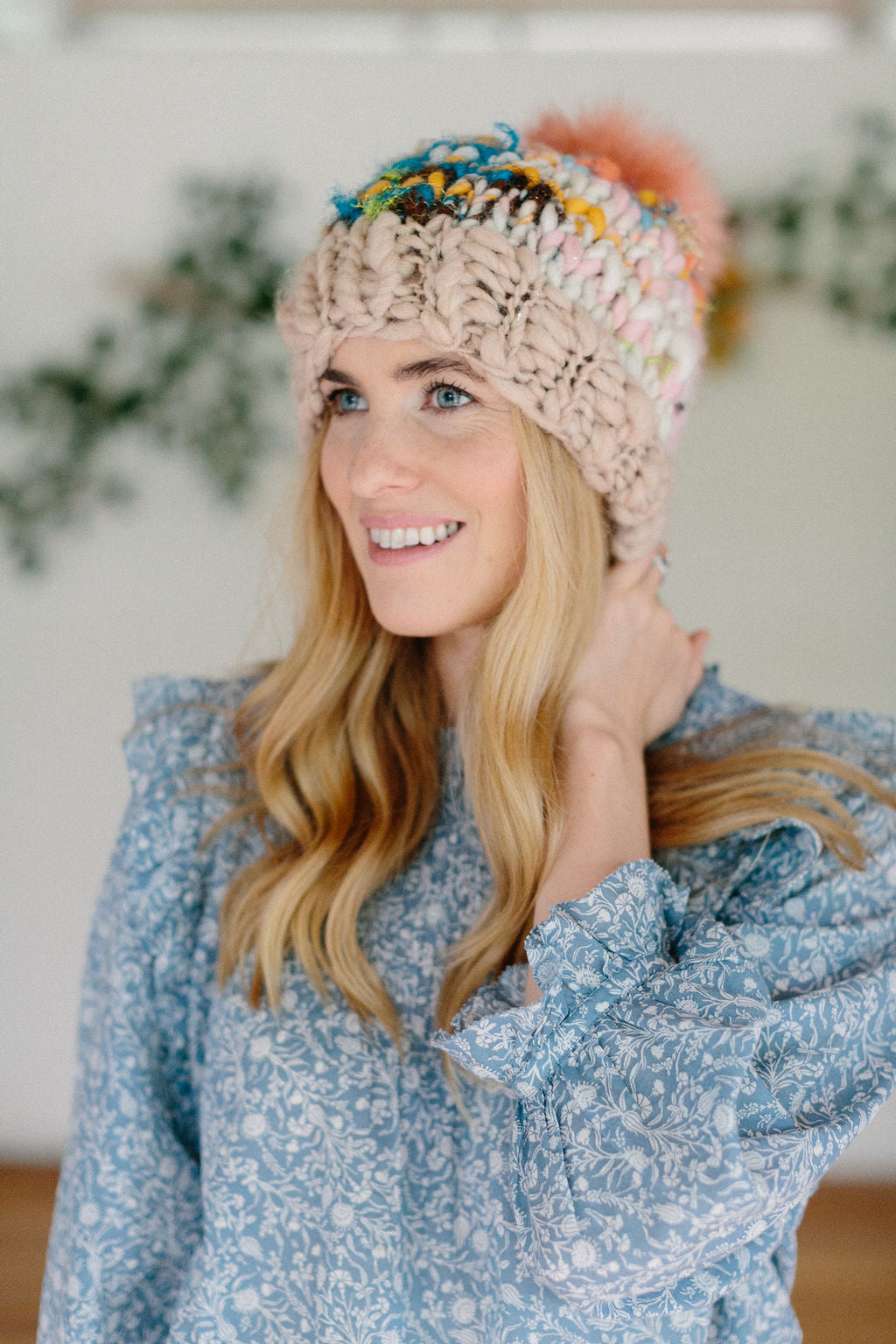 Knit Collage Gypsy Stash Hat Family Knitting Patterns