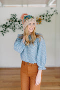 Knit Collage Gypsy Stash Hat Family Knitting Patterns