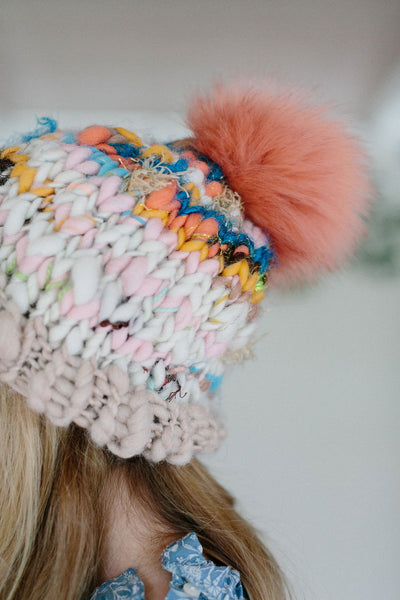 Knit Collage Gypsy Stash Hat Family Knitting Patterns